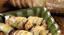 Rolled Stuffed Eggplant with Rice Rolled Stuffed Eggplant with Rice