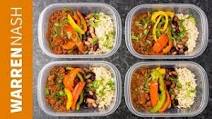 Chilli Beef Meal Prep Recipe - High Protein with Lean Ground Beef - Recipes by Warren Nash Chilli Beef Meal Prep Recipe - High Protein with Lean Ground Beef - Recipes by Warren Nash