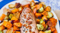 Oven-Roasted Pork Tenderloin with Veggies Oven-Roasted Pork Tenderloin with Veggies