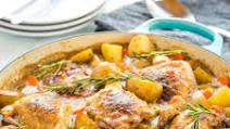Easy One Pot Roasted Chicken Dinner Easy One Pot Roasted Chicken Dinner