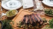 Harissa lamb and baba ganoush by Miguel Maestre Harissa lamb and baba ganoush by Miguel Maestre