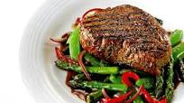 Steak with Grilled Vegetables Steak with Grilled Vegetables