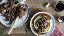 Red Wine-Braised Venison Shanks Red Wine-Braised Venison Shanks