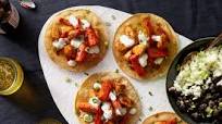 Spicy Honey-Lime Chicken Tostadas with Rice & Beans Spicy Honey-Lime Chicken Tostadas with Rice & Beans