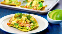 Better Breakfast Tostada with Avocado and Eggs Better Breakfast Tostada with Avocado and Eggs