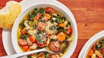 Slow-Cooker Sausage and White Bean Soup Slow-Cooker Sausage and White Bean Soup