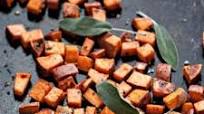 Roasted Sweet Potatoes with Garlic and Sage Roasted Sweet Potatoes with Garlic and Sage