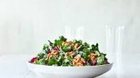 Walnut-Kale Caesar Salad Walnut-Kale Caesar Salad