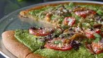 Basil Pesto Pizza Basil Pesto Pizza