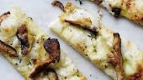 Shiitake Mushroom Pizza With Roasted Garlic And Taleggio Recipe Shiitake Mushroom Pizza With Roasted Garlic And Taleggio Recipe
