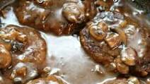 Salisbury Steak in Mushroom Onion Gravy Salisbury Steak in Mushroom Onion Gravy