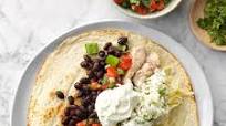 Air-Fryer Loaded Pork Burritos Air-Fryer Loaded Pork Burritos