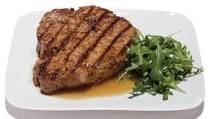 Grilled Pork Porterhouse With an Apple-Maple-Ginger Sauce Grilled Pork Porterhouse With an Apple-Maple-Ginger Sauce