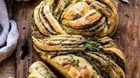 Swirled Garlic Herb Bread. Swirled Garlic Herb Bread.