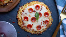Low Carb Cauliflower Crust Pizza Recipe Low Carb Cauliflower Crust Pizza Recipe