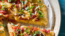 Mediterranean Cauliflower Pizza Mediterranean Cauliflower Pizza