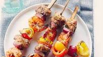 West Indian Grilled Chicken & Shrimp Kabobs West Indian Grilled Chicken & Shrimp Kabobs