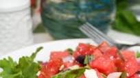 Mediterranean Watermelon Salad Mediterranean Watermelon Salad