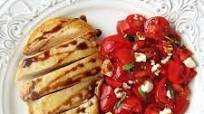 Balsamic Chicken and Tomato Hearts Balsamic Chicken and Tomato Hearts