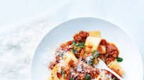 Chicken Bolognese with Crispy Oregano Chicken Bolognese with Crispy Oregano
