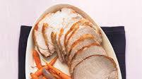 Roast Pork Loin with Carrots and Mustard Gravy Roast Pork Loin with Carrots and Mustard Gravy