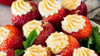 Cheesecake Stuffed Strawberries Cheesecake Stuffed Strawberries