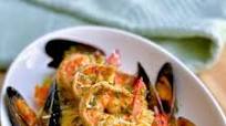 Garlic Butter & White Wine Seafood Pasta Garlic Butter & White Wine Seafood Pasta