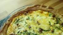 Sausage and Spinach Quiche Sausage and Spinach Quiche