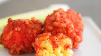 Flamin' Hot Cheetos Mac and Cheese Bites Flamin' Hot Cheetos Mac and Cheese Bites