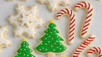 Decorated Christmas Cutout Cookies Decorated Christmas Cutout Cookies