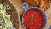 Rachael's Tomato Basil Dipping Sauce Rachael's Tomato Basil Dipping Sauce