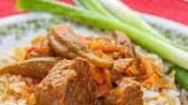 Bamya (Middle Eastern Okra Stew with Lamb) Bamya (Middle Eastern Okra Stew with Lamb)