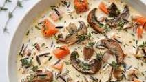 Creamy Chicken and Wild Rice Soup with Mushrooms Creamy Chicken and Wild Rice Soup with Mushrooms