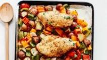 One Sheet Roasted Chicken and Vegetables One Sheet Roasted Chicken and Vegetables