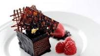 Chocolate mousse cake with raspberries Chocolate mousse cake with raspberries