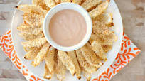 Crispy Baked Onion Petals + Fry Sauce Crispy Baked Onion Petals + Fry Sauce