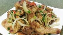 Pan-Fried Pork Chop With Spicy Salt Pan-Fried Pork Chop With Spicy Salt