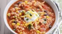 Southwestern Chicken Barley Chili Southwestern Chicken Barley Chili