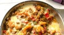 Ragin' Cajun Eggplant and Shrimp Skillet Ragin' Cajun Eggplant and Shrimp Skillet