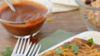 Black Bean and Rice Enchiladas with Homemade Enchilada Sauce Black Bean and Rice Enchiladas with Homemade Enchilada Sauce