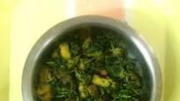Methi begun, Bengali style methi saag bhaji Methi begun, Bengali style methi saag bhaji