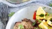 Grilled Keto Pork Chops With Salsa {Paleo & Whole30} Grilled Keto Pork Chops With Salsa {Paleo & Whole30}