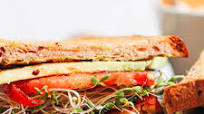 Chipotle Hummus Sandwich with Smoky Tempeh Bacon Chipotle Hummus Sandwich with Smoky Tempeh Bacon