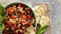 Roasted Red Pepper Bruschetta Roasted Red Pepper Bruschetta