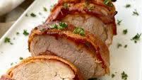 Air Fryer Bacon Wrapped Pork Tenderloin + VIDEO Air Fryer Bacon Wrapped Pork Tenderloin + VIDEO