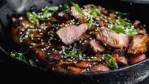 Japanese Ponzu-Marinated Pork Shoulder Blade Steak Japanese Ponzu-Marinated Pork Shoulder Blade Steak