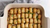 Healthy Tater Tot Casserole with Veggies Healthy Tater Tot Casserole with Veggies