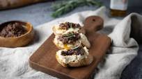 Cannellini Bean Crostini with Olive Tapenade Cannellini Bean Crostini with Olive Tapenade