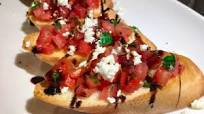 Feta Bruschetta with Balsamic Glaze Feta Bruschetta with Balsamic Glaze