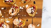 Pesto Shrimp Bruschetta Pesto Shrimp Bruschetta